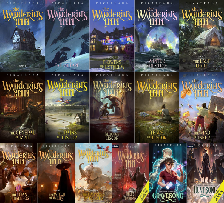 The Wandering Inn Series & more by Pirateaba ~ 16 MP3 AUDIOBOOK COLLECTION
