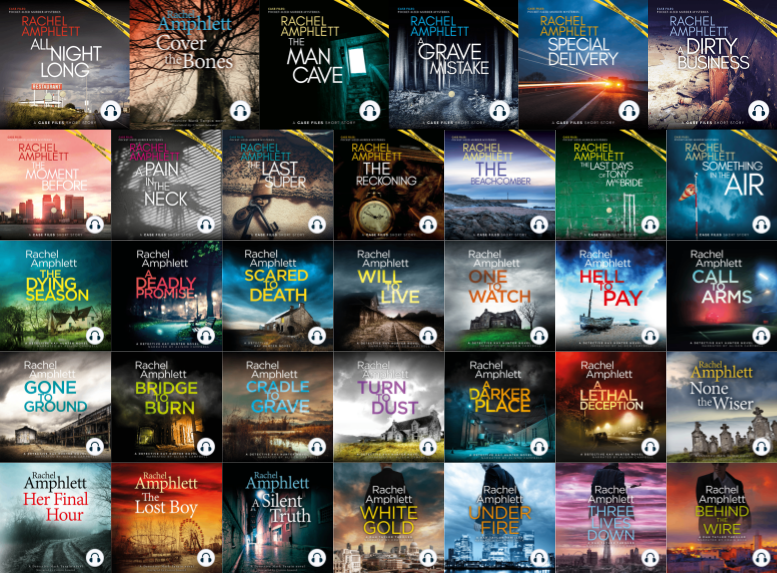 Detective Kay Hunter Series & more by Rachel Amphlett ~ 34 MP3 AUDIOBOOK COLLECTION