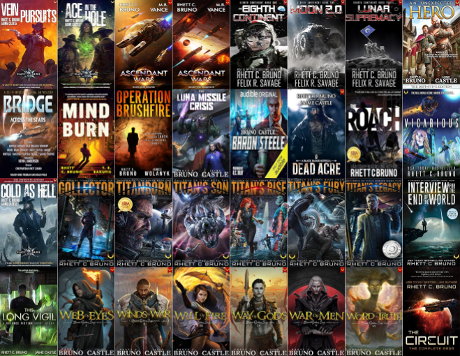 Children of Titan Series & more by Rhett C. Bruno ~ 32 MP3 AUDIOBOOK COLLECTION