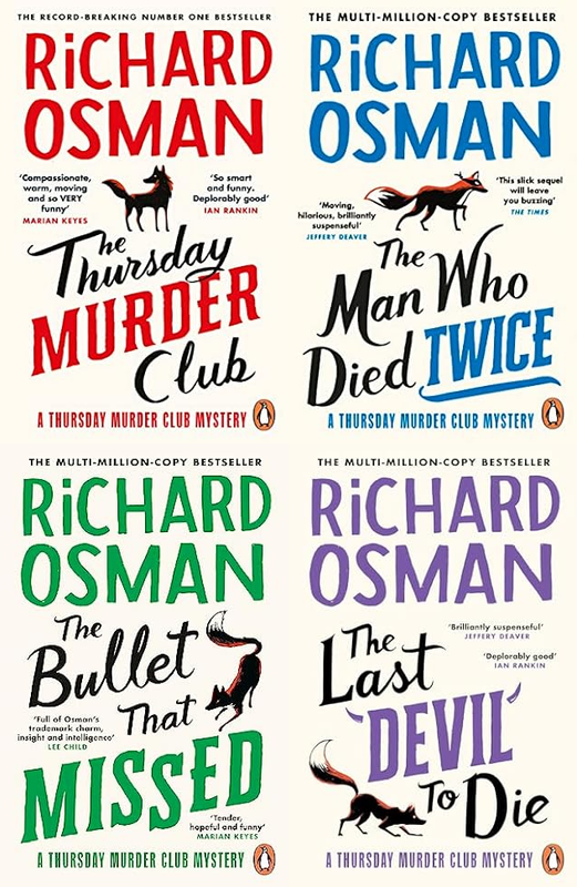 Thursday Murder Club Series by Richard Osman ~ 4 MP3 AUDIOBOOK COLLECTION