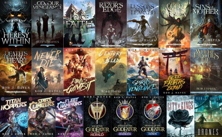 The Ties That Bind Series & more by Rob J. Hayes ~ 22 MP3 AUDIOBOOK COLLECTION