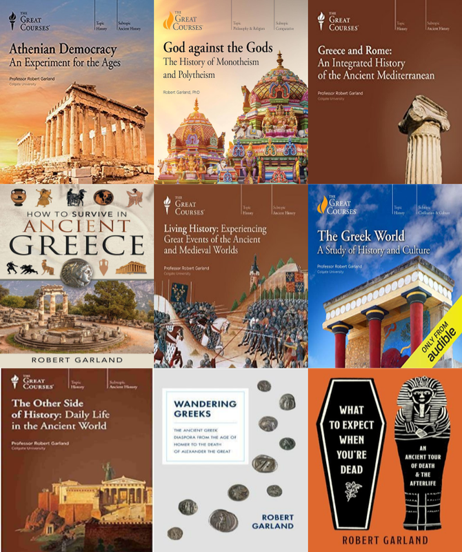 The Great Courses Series by Robert Garland ~ 9 MP3 AUDIOBOOK COLLECTION