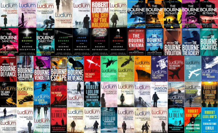 Jason Bourne Series & more with Eric Van Lustbader & Robert Ludlum ~ 63 MP3 AUDIOBOOK COLLECTION
