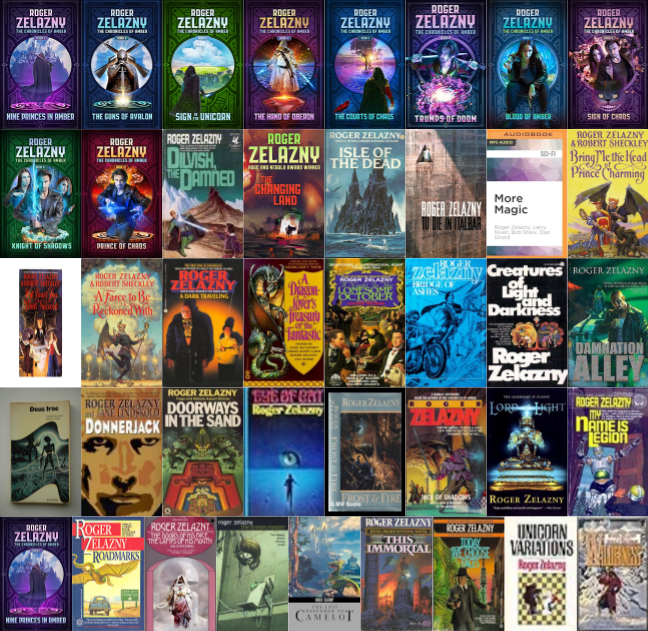 The Chronicles of Amber Series & more by Roger Zelazny ~ 45 MP3 AUDIOBOOK COLLECTION