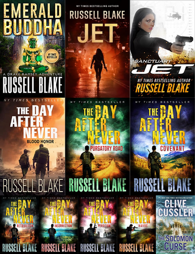 Drake Ramsey Series & more by Russell Blake ~ 11 MP3 AUDIOBOOK COLLECTION