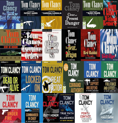 Jack Ryan - The Ryanverse Series by Tom Clancy ~ 36 MP3 AUDIOBOOK COLLECTION