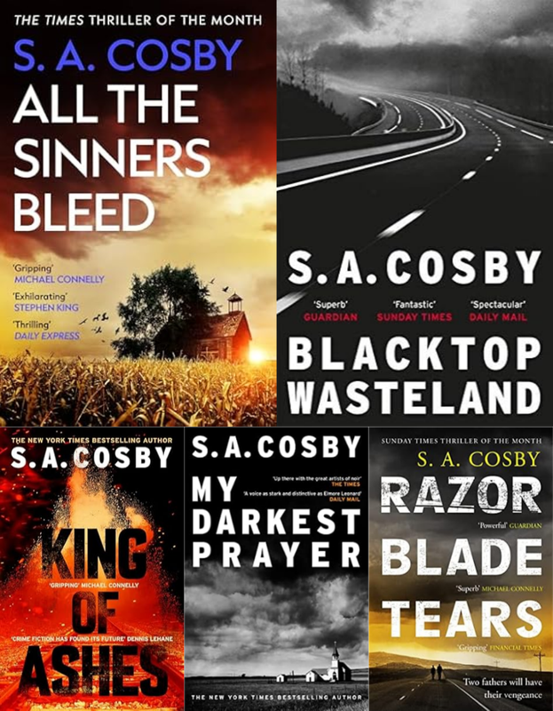 S A Cosby ~ 5 MP3 AUDIOBOOK COLLECTION