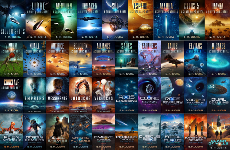 Silver Ships Series & more by S.H. Jucha ~ 39 MP3 AUDIOBOOK COLLECTION