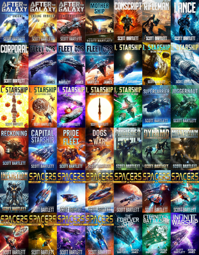 After the Galaxy Series & more by Scott Bartlett ~ 42 MP3 AUDIOBOOK COLLECTION