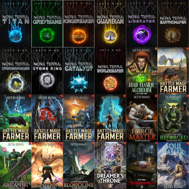 Titan Series & more by Seth Ring  ~ 24 MP3 AUDIOBOOK COLLECTION