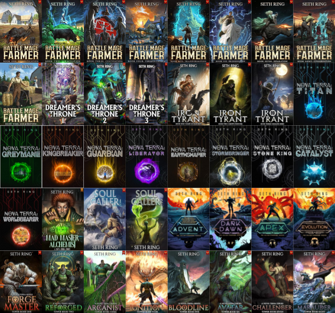 Battle Mage Farmer Series & more by Seth Ring ~ 40 MP3 AUDIOBOOK COLLECTION