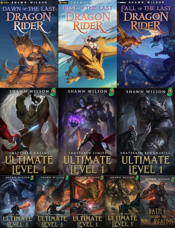 The Last Dragon Rider Series & more by Shawn Wilson ~ 11 MP3 AUDIOBOOK COLLECTION