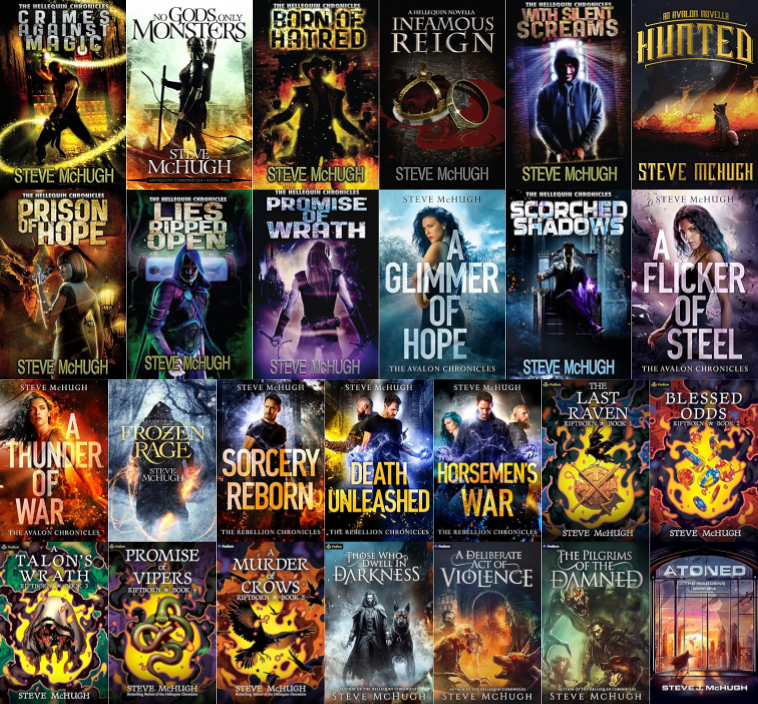 Hellequin Chronicles Series & more by Steve McHugh ~ 26 MP3 AUDIOBOOK COLLECTION