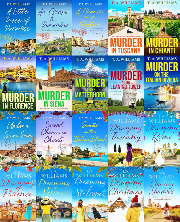 Love from Italy Series & more by T.A. Williams ~ 20 MP3 AUDIOBOOK COLLECTION