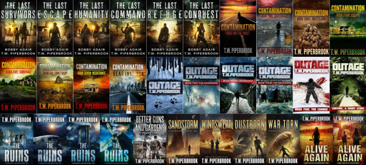 The Last Survivors Series & more by T.W. Piperbrook ~ 32 MP3 AUDIOBOOK COLLECTION