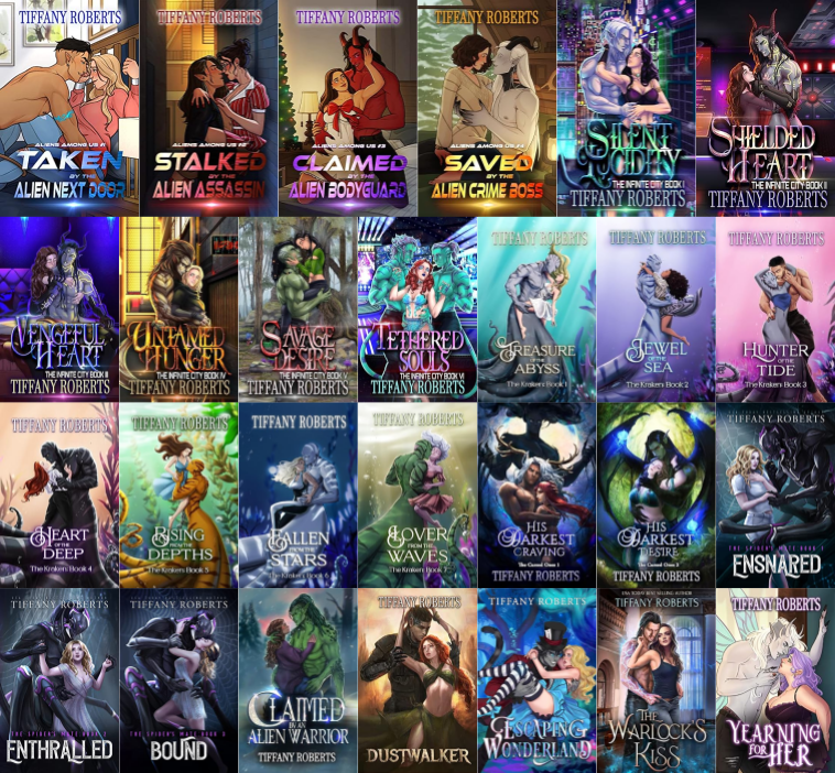 Aliens Among Us Series & more by Tiffany Roberts ~ 27 MP3 AUDIOBOOK COLLECTION