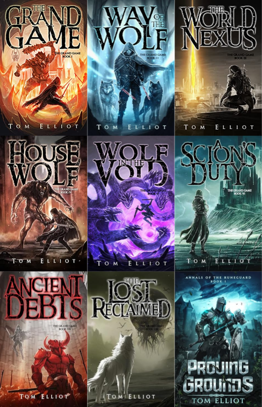 The Grand Game Series & more by Tom Elliot ~ 9 MP3 AUDIOBOOK COLLECTION