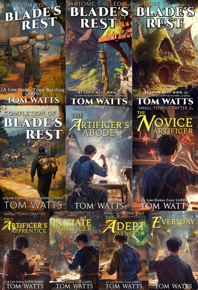 Blade's Rest Series & more by Tom Watts ~ 10 MP3 AUDIOBOOK COLLECTION