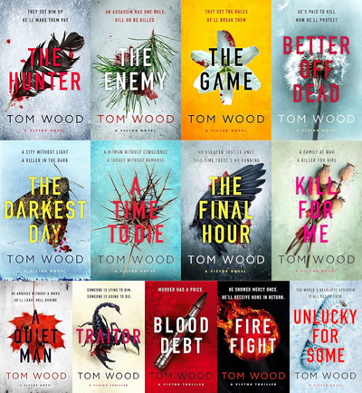 Victor the Assassin Series & more by Tom Wood ~ 13 MP3 AUDIOBOOK COLLECTION