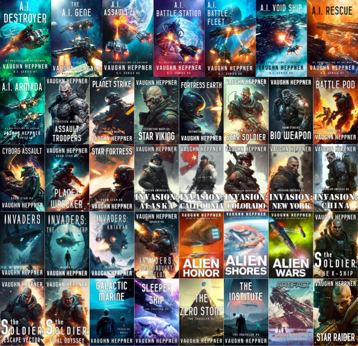 The A.I. Series & more by Vaughn Heppner ~ 42 MP3 AUDIOBOOK COLLECTION