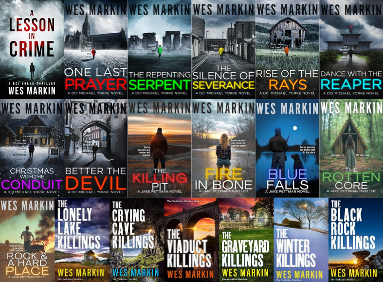 DCI Yorke Thriller Series & more by Wes Markin ~ 19 MP3 AUDIOBOOK COLLECTION