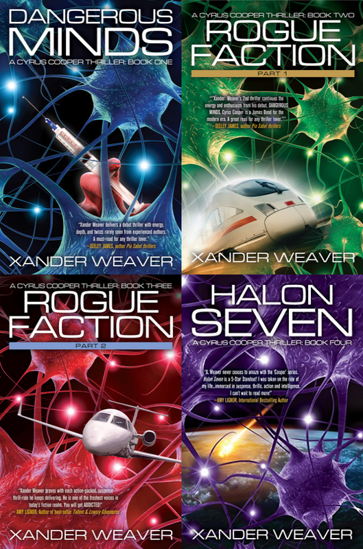 Cyrus Cooper Thriller Series by Xander Weaver ~ 4 MP3 AUDIOBOOK COLLECTION