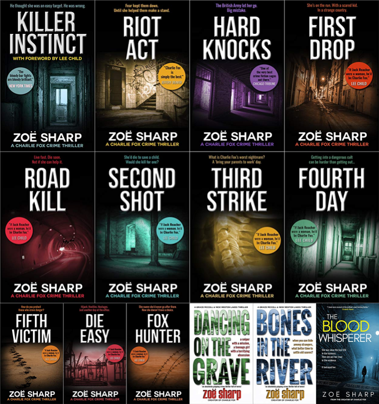 Charlie Fox Series & more by Zoe Sharp ~ 14 MP3 AUDIOBOOK COLLECTION