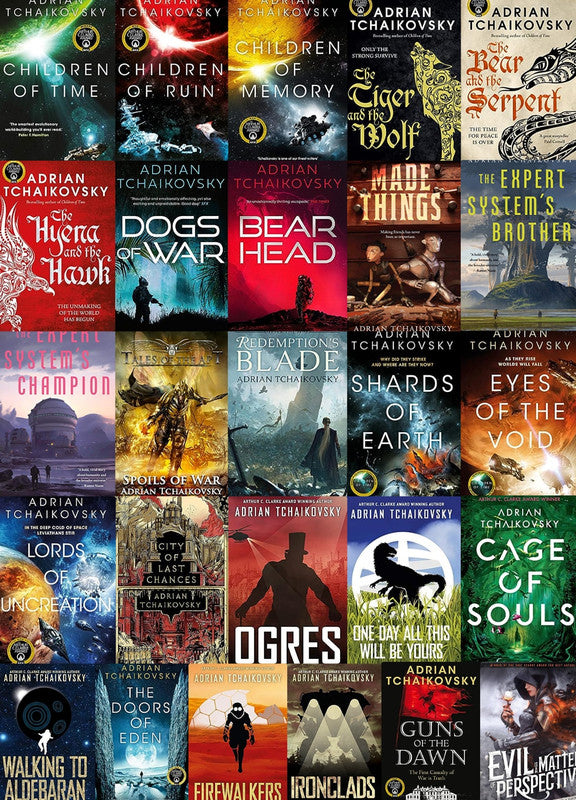 Children of Time Series & more by Adrian Tchaikovsky ~ 26 MP3 AUDIOBOOK COLLECTION