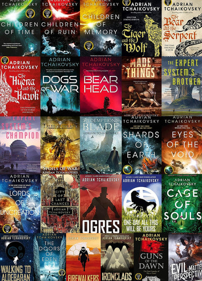 Children of Time Series & more by Adrian Tchaikovsky ~ 26 MP3 AUDIOBOOK COLLECTION