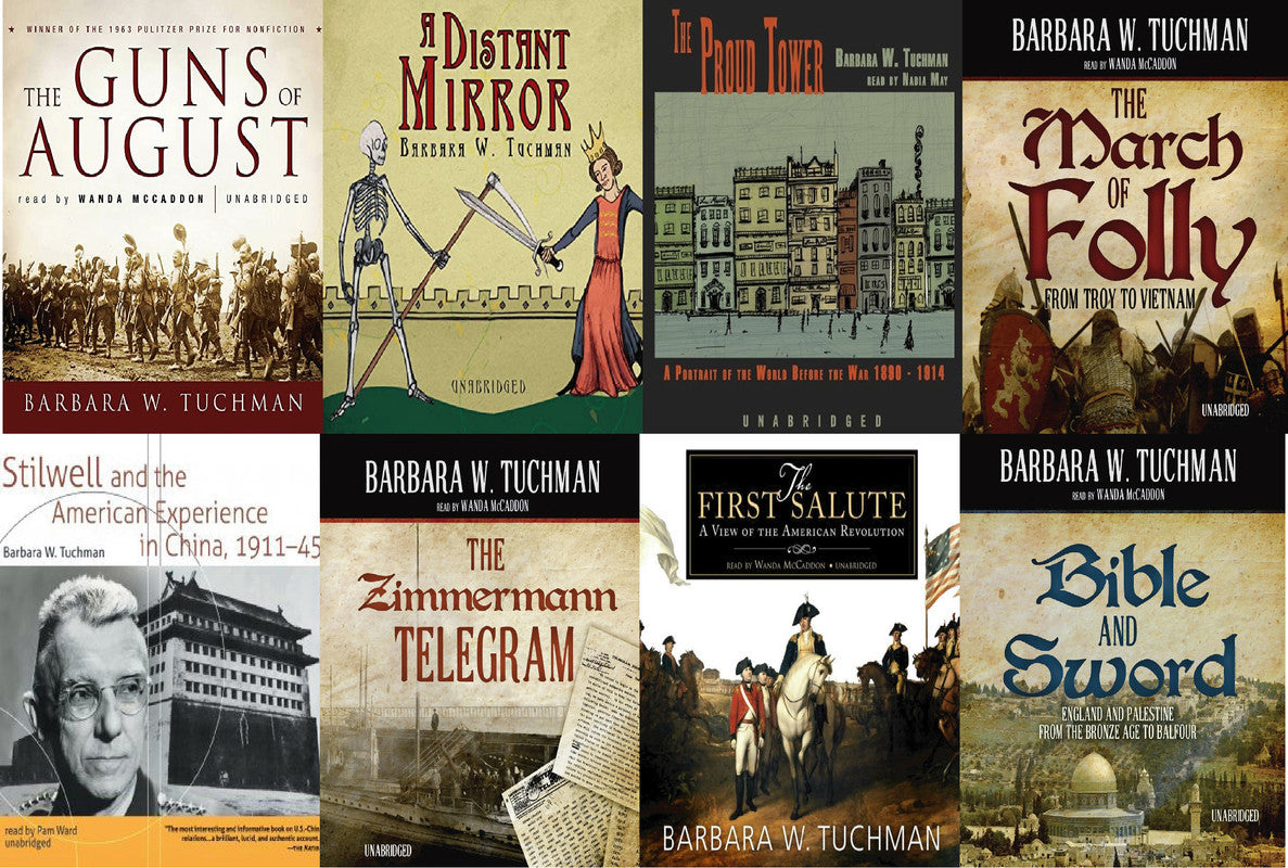 Barbara Tuchman ~ 8 MP3 AUDIOBOOK COLLECTION