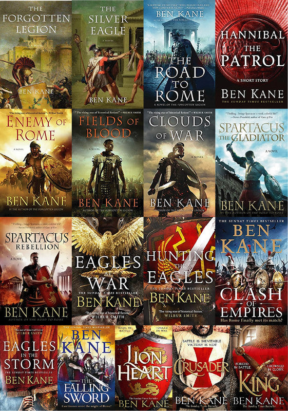 Ben Kane ~ 16 MP3 AUDIOBOOK COLLECTION