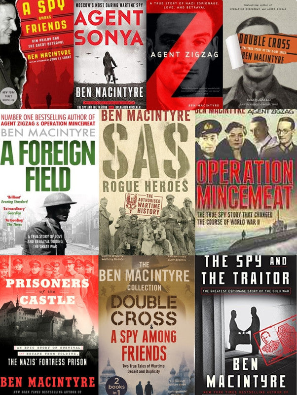 Ben Macintyre ~ 10 AUDIOBOOK COLLECTION
