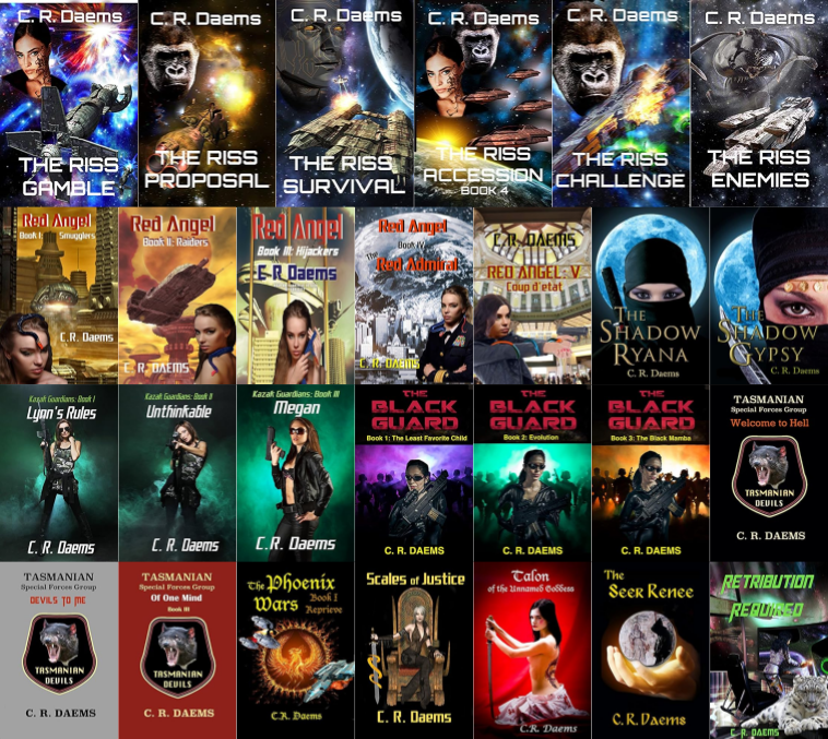 The Riss Series & more by C.R. Daems ~ 27 MP3 AUDIOBOOK COLLECTION