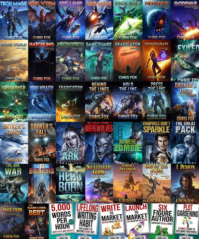 Magitech World Series & more by Chris Fox ~ 43 MP3 AUDIOBOOK COLLECTION
