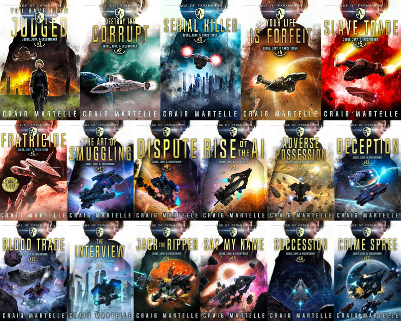 Judge, Jury, & Executioner Series by Craig Martelle ~ 17 MP3 AUDIOBOOK COLLECTION