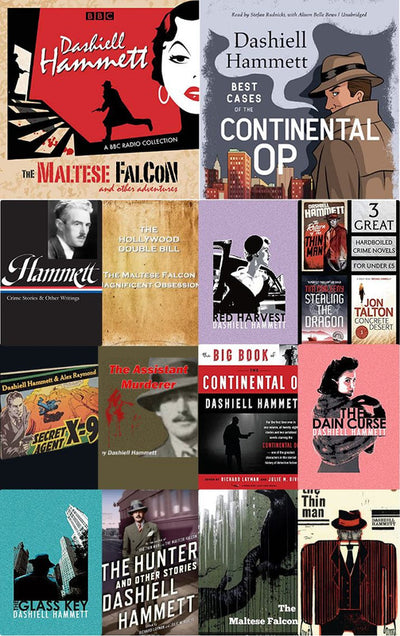 Dashiell Hammett ~ 14 MP3 AUDIOBOOK COLLECTION