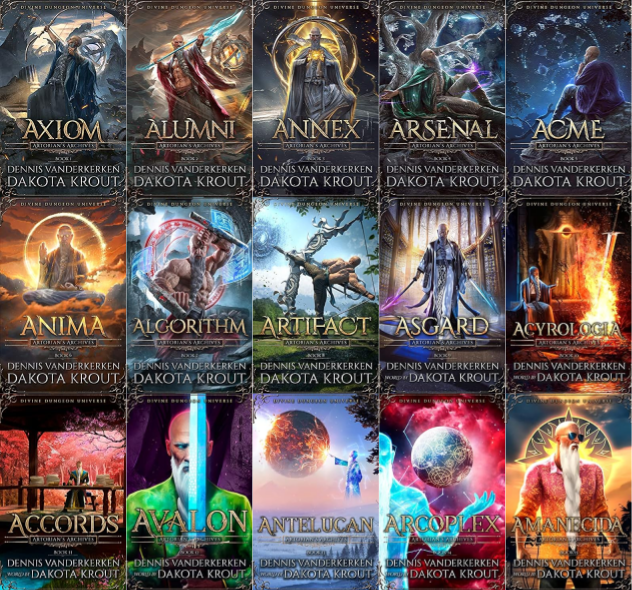 Artorian's Archives Series & more by Dennis Vanderkerken ~ 15 MP3 AUDIOBOOK COLLECTION