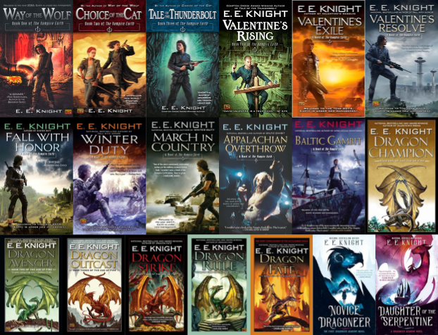 Vampire Earth Series & more by E.E. Knight ~ 19 MP3 AUDIOBOOK COLLECTION