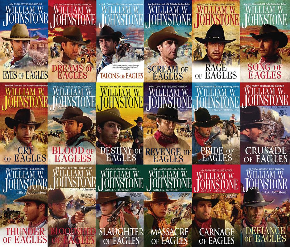 The Eagles Series by William W. Johnstone 18 MP3 AUDIOBOOK COLLECTION