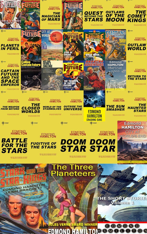 Captain Future Series & more by Edmond Hamilton ~ 36 MP3 AUDIOBOOK COLLECTION