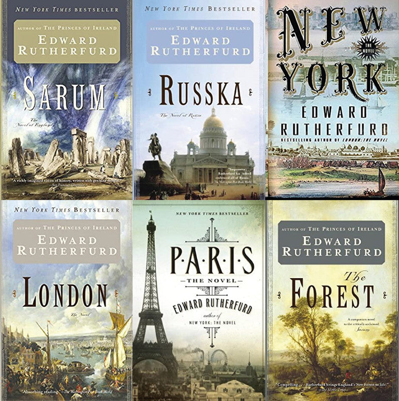 The novels of Edward Rutherfurd 6 MP3 AUDIOBOOK COLLECTION