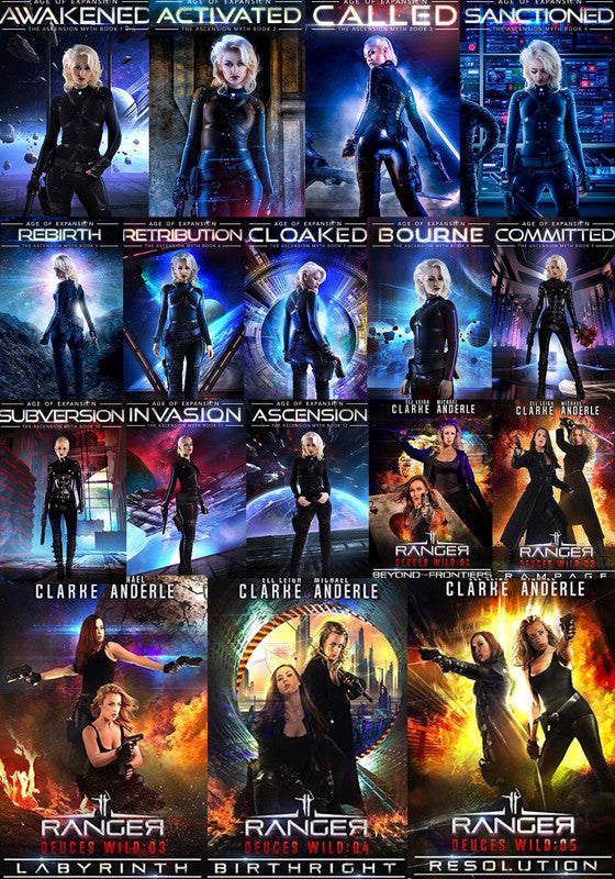 Age of Expansion Series & more by Ell Leigh Clarke ~ 17 MP3 AUDIOBOOK COLLECTION