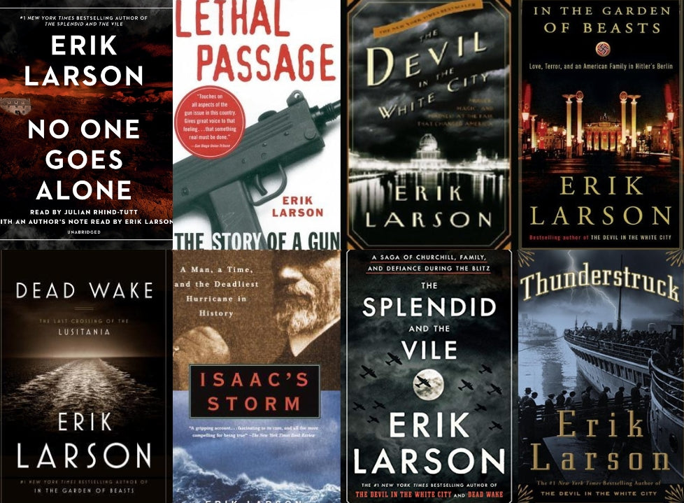 Erik Larson ~ 8 MP3 AUDIOBOOK COLLECTION
