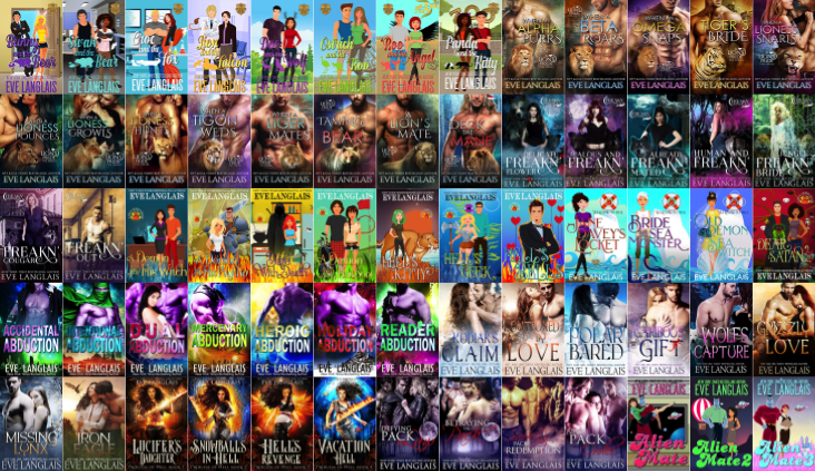 Furry United Coalition Series & more by Eve Langlais ~ 70 MP3 AUDIOBOOK COLLECTION