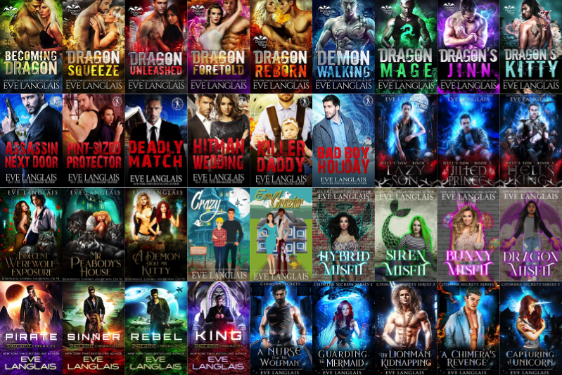 Dragon Point Series & more by Eve Langlais ~ 36 MP3 AUDIOBOOK COLLECTION