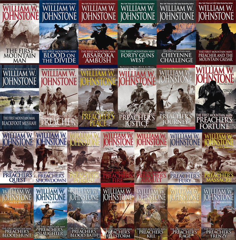 The First Mountain Man Series by William W. Johnstone 26 MP3 AUDIOBOOK COLLECTION