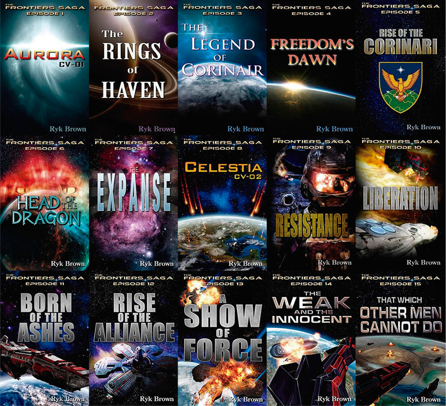 The Frontiers Saga By Ryk Brown ~ 15 MP3 AUDIOBOOK COLLECTION