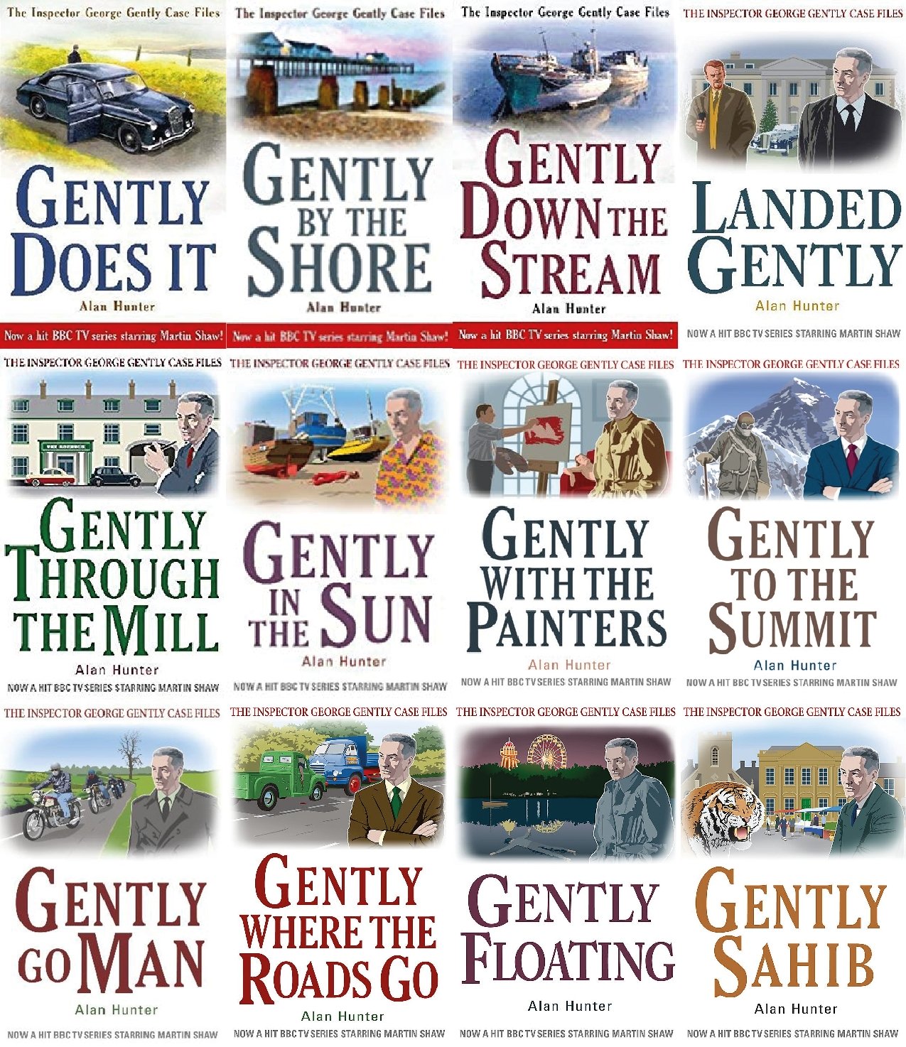The Inspector George Gently Mysteries By Alan Hunter ~ 12 MP3 AUDIOBOOK COLLECTION