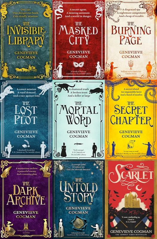 The Invisible Library Series & more by Genevieve Cogman ~ 9 MP3 AUDIOBOOK COLLECTION