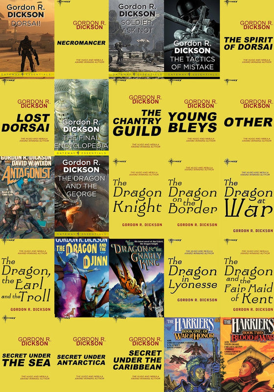 Childe Cycle Series & more by Gordon R Dickson ~ 25 MP3 AUDIOBOOK COLLECTION